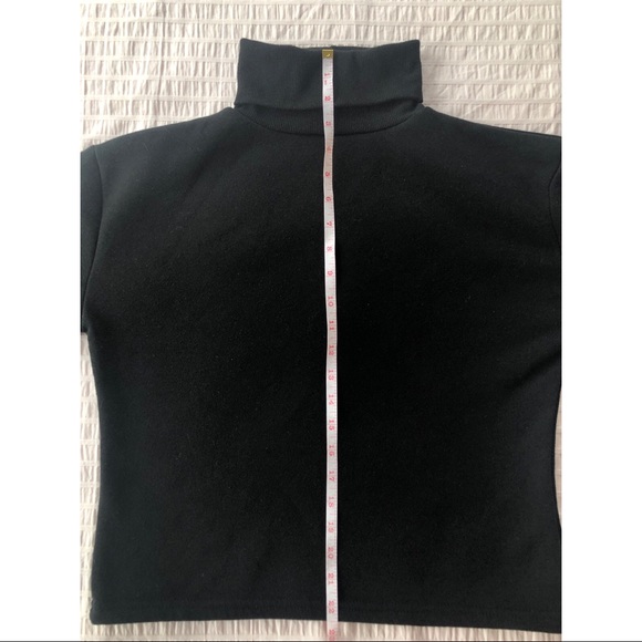 Bubble Sleeve Turtle Neck with Fleece Lining - Picture 12 of 16